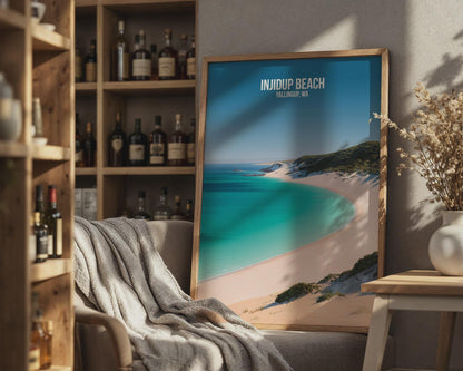 Injidup Beach Yallingup WA Poster Wall Art - Travel Wall Art