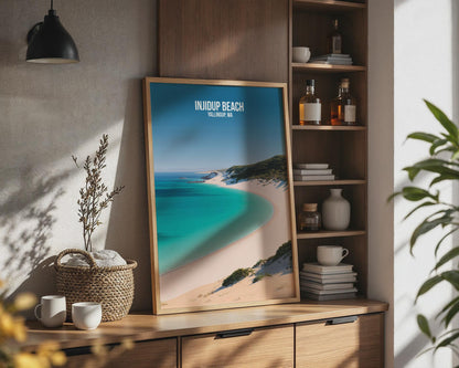 Injidup Beach Yallingup WA Poster Wall Art - Travel Wall Art
