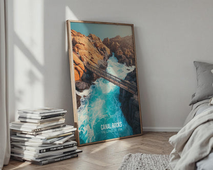 Canal Rocks Wall Art Yallingup WA Coastal Landscape Print - Travel Wall Art