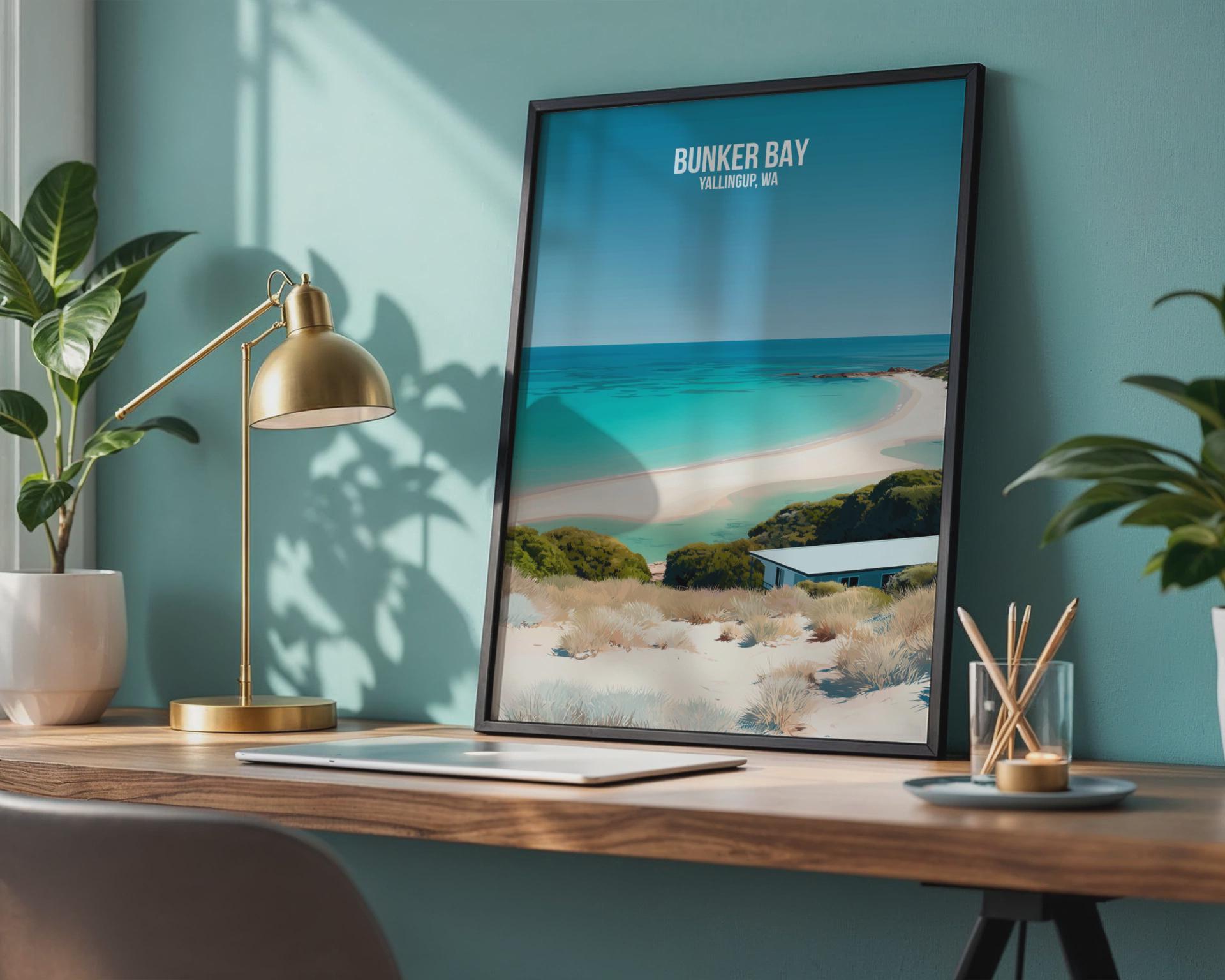 Bunker Bay Yallingup WA Print Coastal Wall Art - Travel Wall Art
