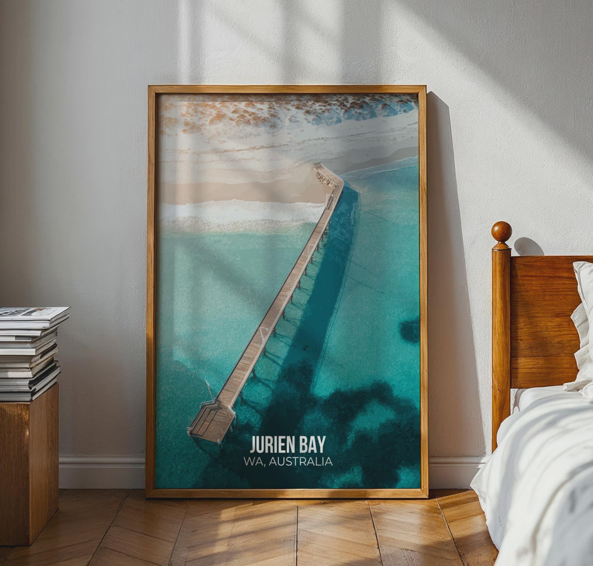 Jurien Bay WA Australia Print Wall Art Coastal Decor - Travel Wall Art