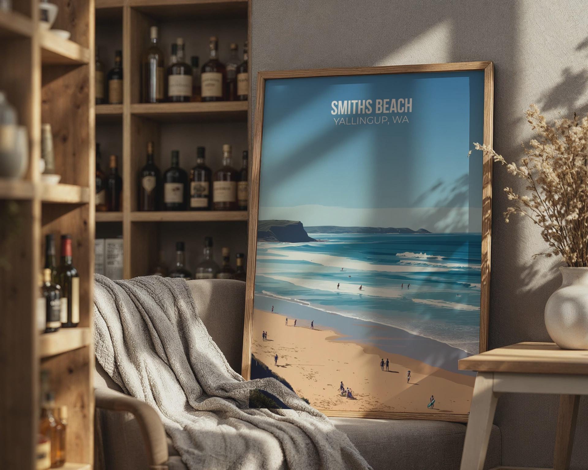 Smiths Beach Yallingup WA Print Coastal Wall Art - Travel Wall Art
