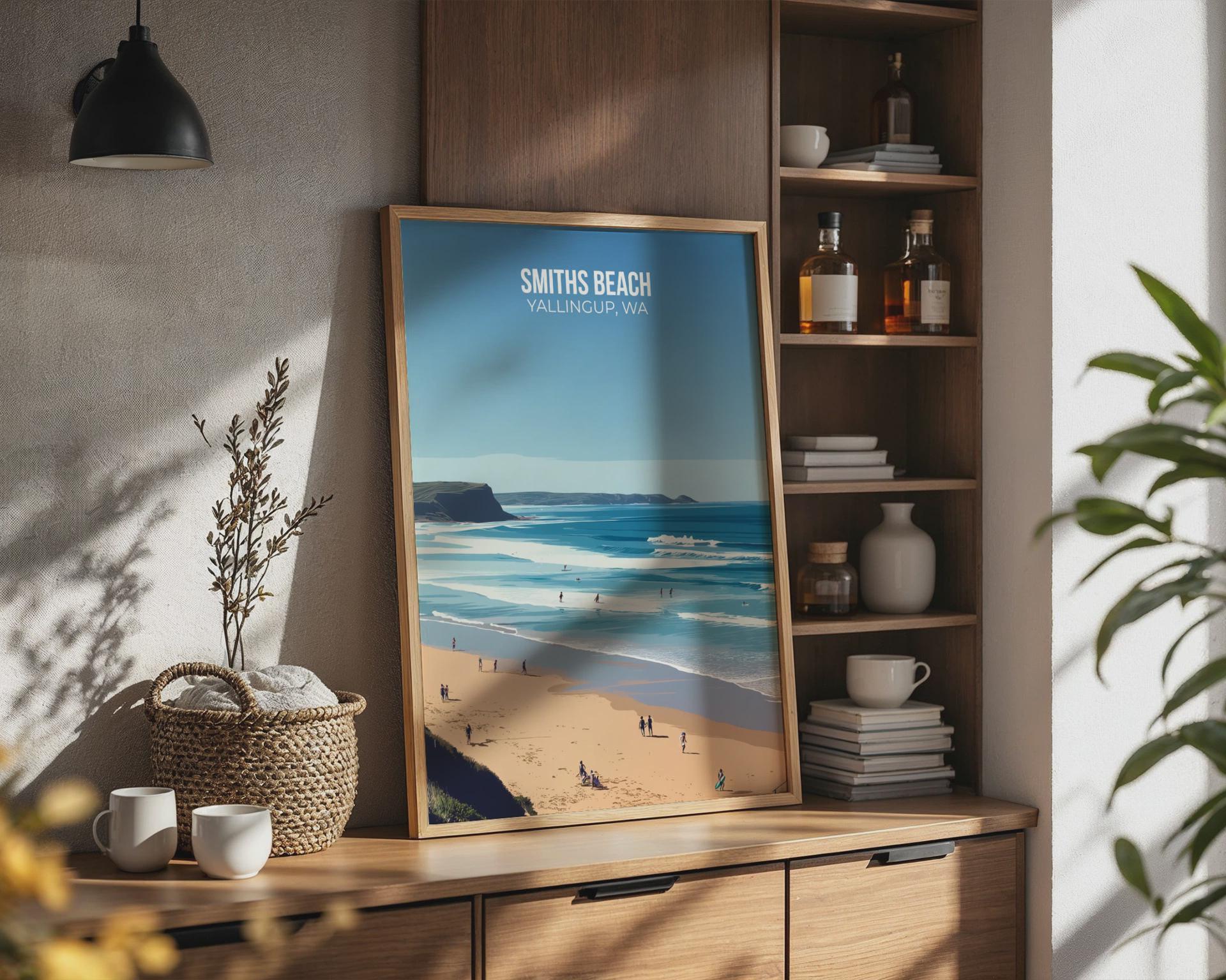Smiths Beach Yallingup WA Print Coastal Wall Art - Travel Wall Art
