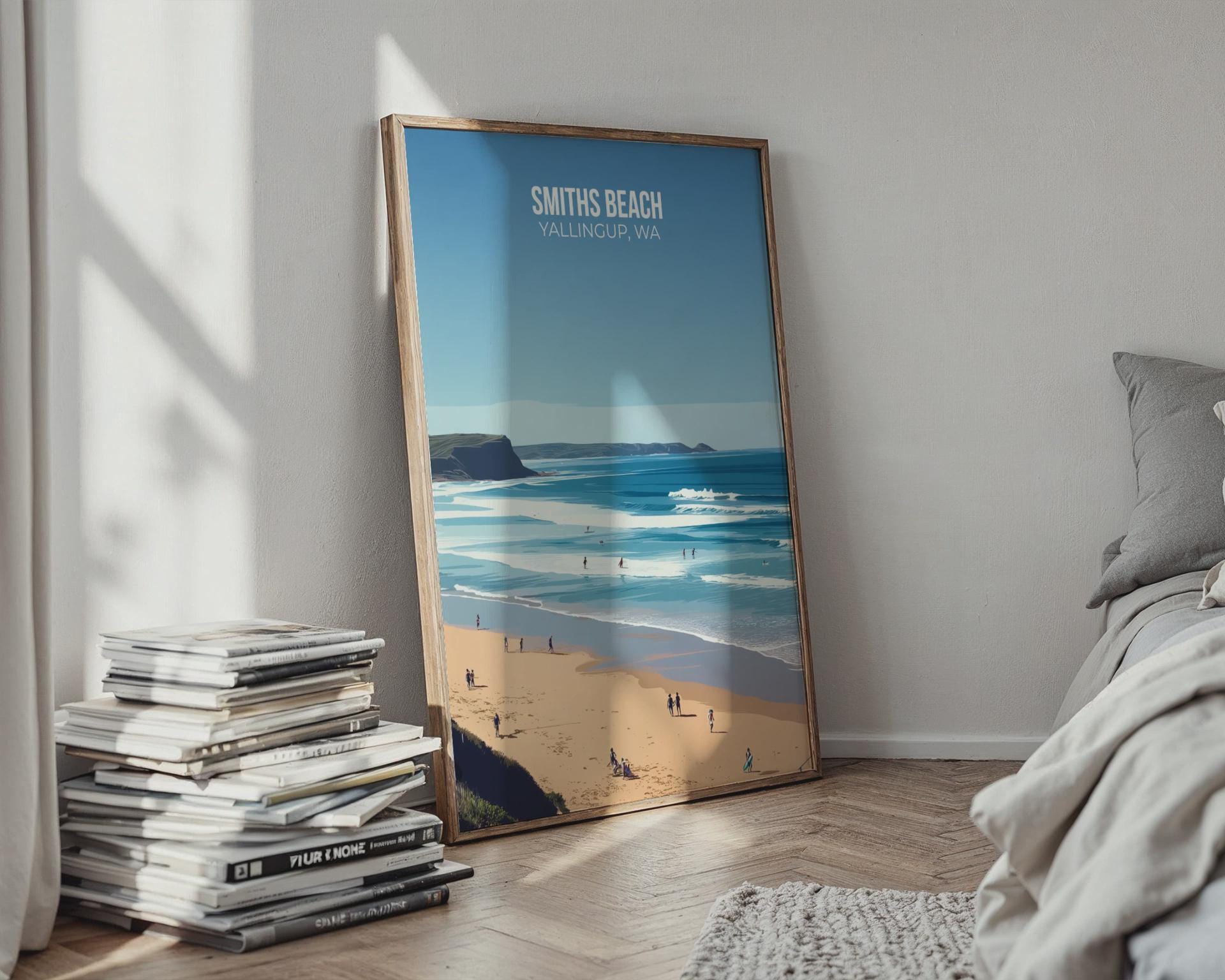 Smiths Beach Yallingup WA Print Coastal Wall Art - Travel Wall Art