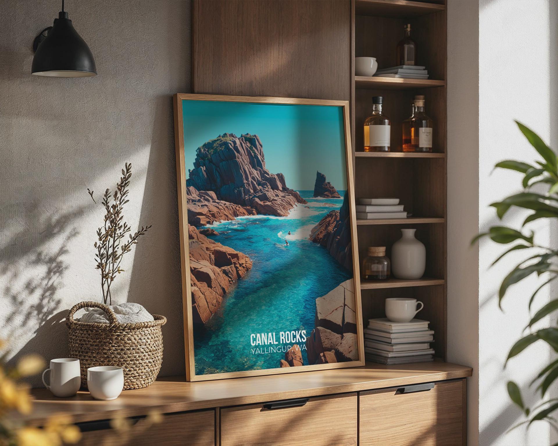 Canal Rocks Yallingup WA Coastal Print Wall Art - Travel Wall Art