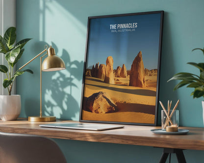 Pinnacles WA Australia Print Landscape Wall Art - Travel Wall Art