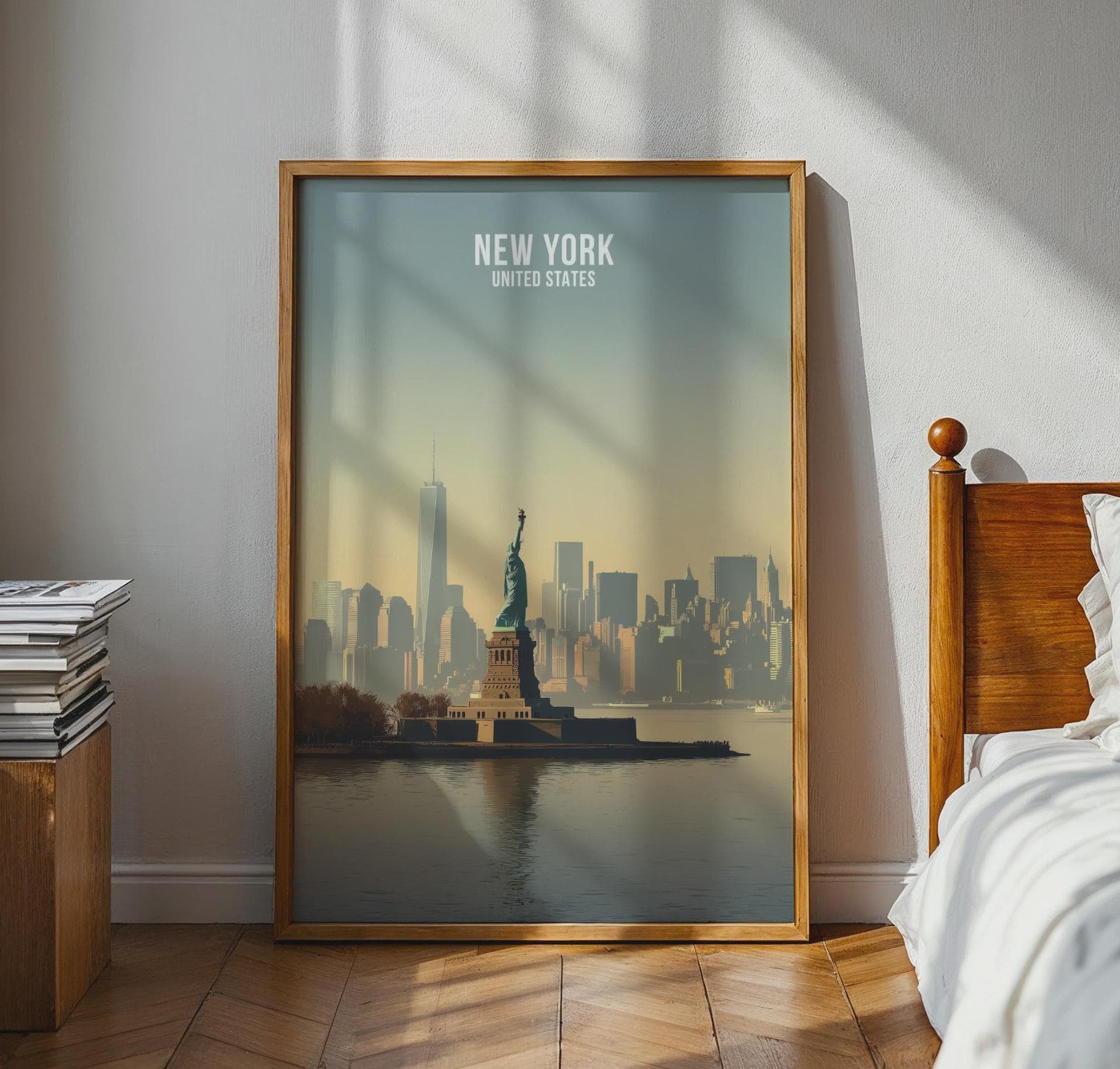 Statue of Liberty NYC Poster Wall Art - Travel Wall Art