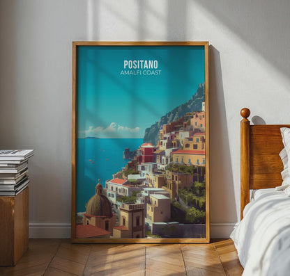 Positano Amalfi Coast Wall Art Print - Travel Wall Art