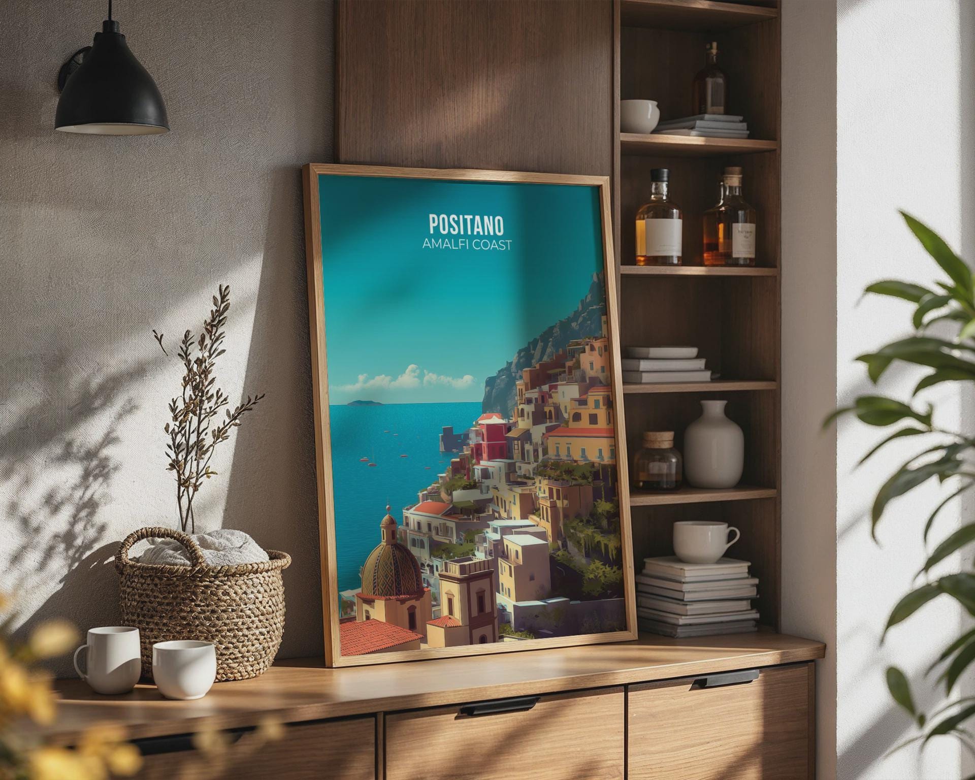 Positano Amalfi Coast Wall Art Print - Travel Wall Art
