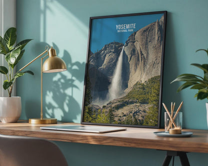 Yosemite National Park Art Print Poster - Travel Wall Art