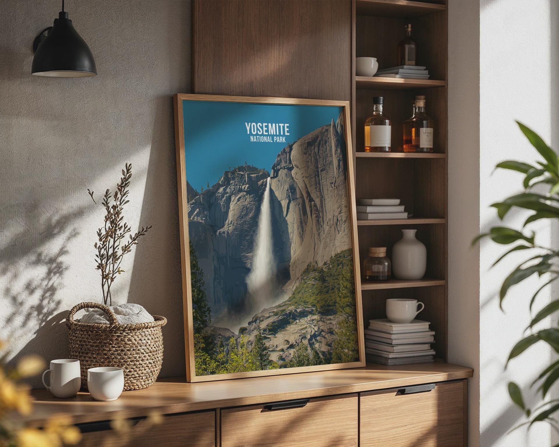 Yosemite National Park Art Print Poster - Travel Wall Art