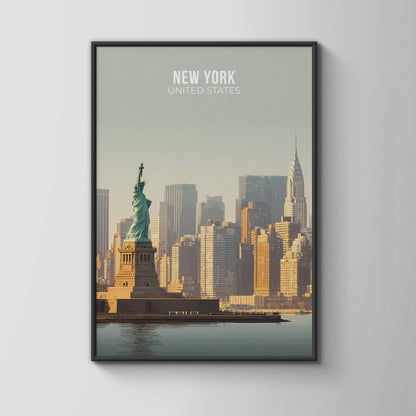 Statue of Liberty NYC Wall Art Print - Travel Wall Art