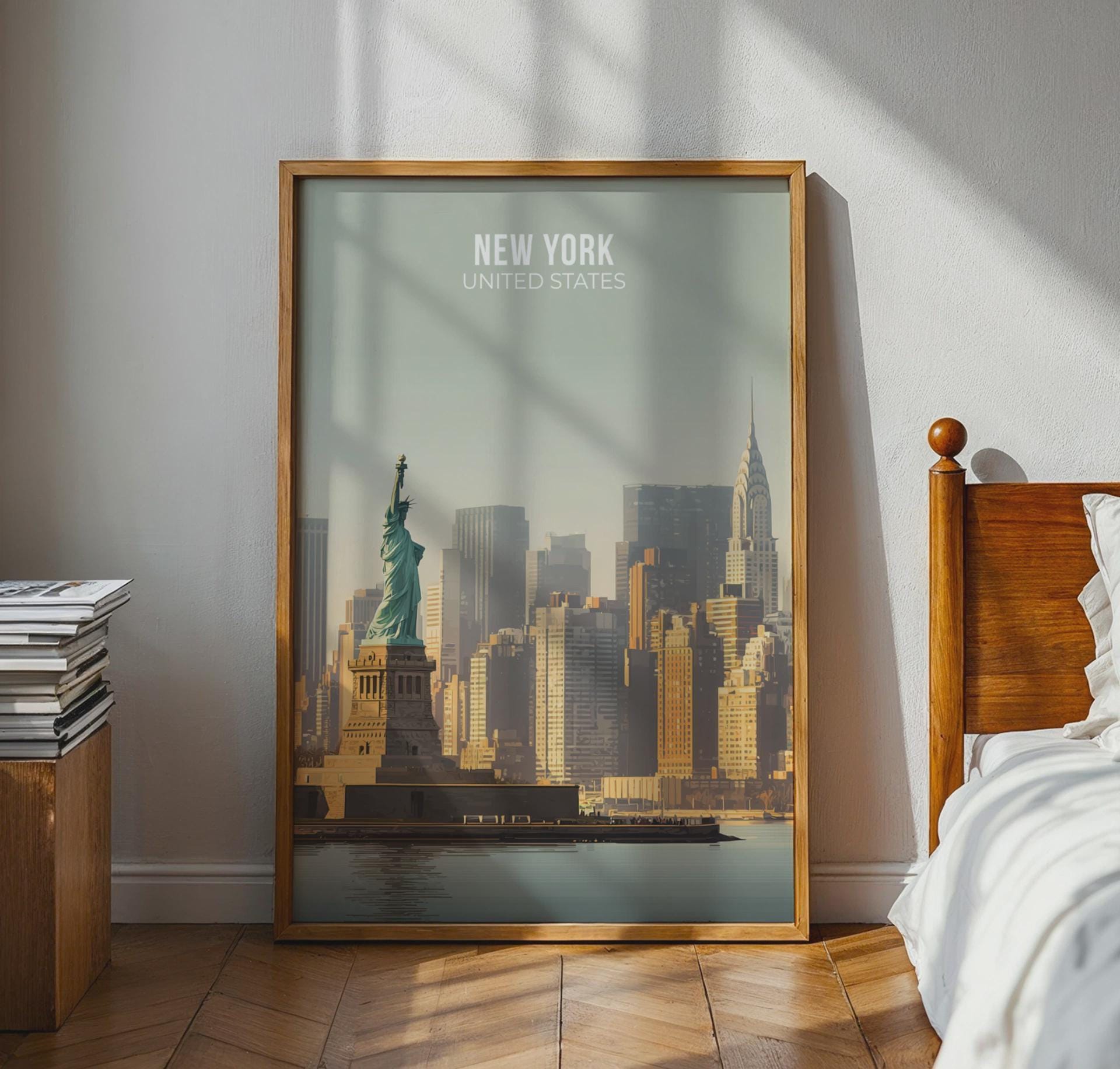 Statue of Liberty NYC Wall Art Print - Travel Wall Art