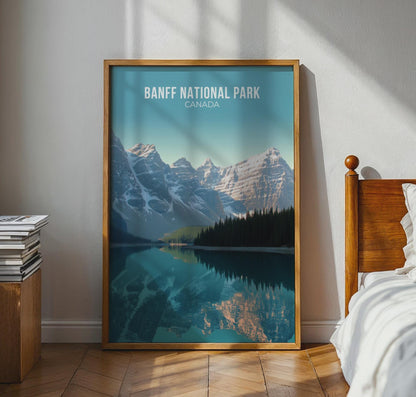 Banff National Park Print Poster Wall Art - Travel Wall Art