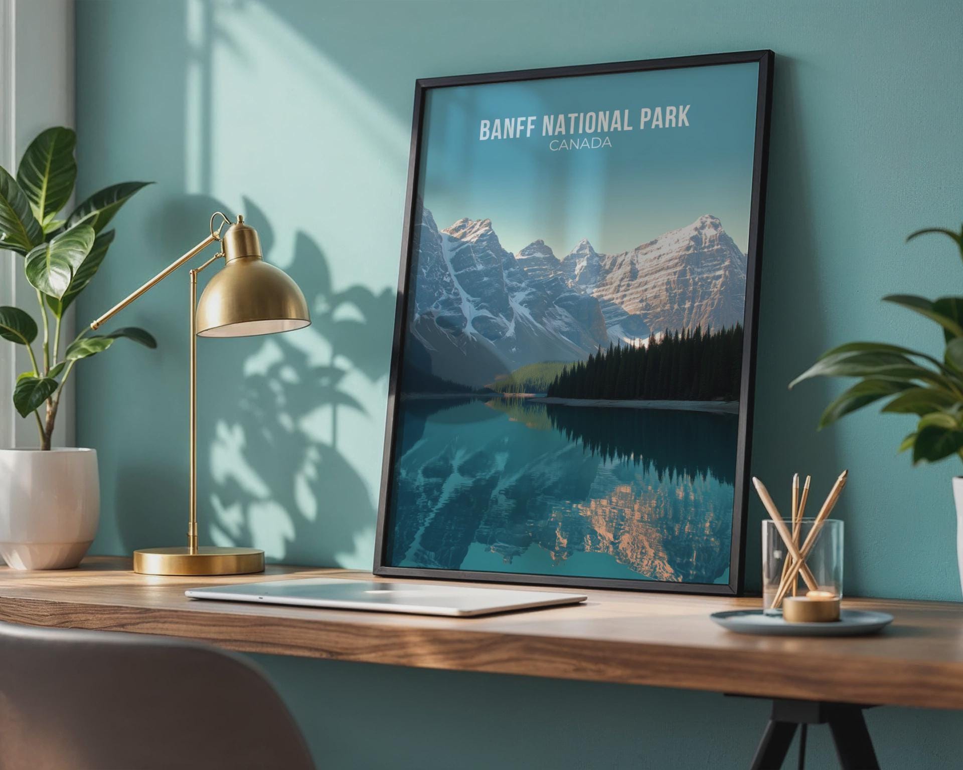 Banff National Park Print Poster Wall Art - Travel Wall Art