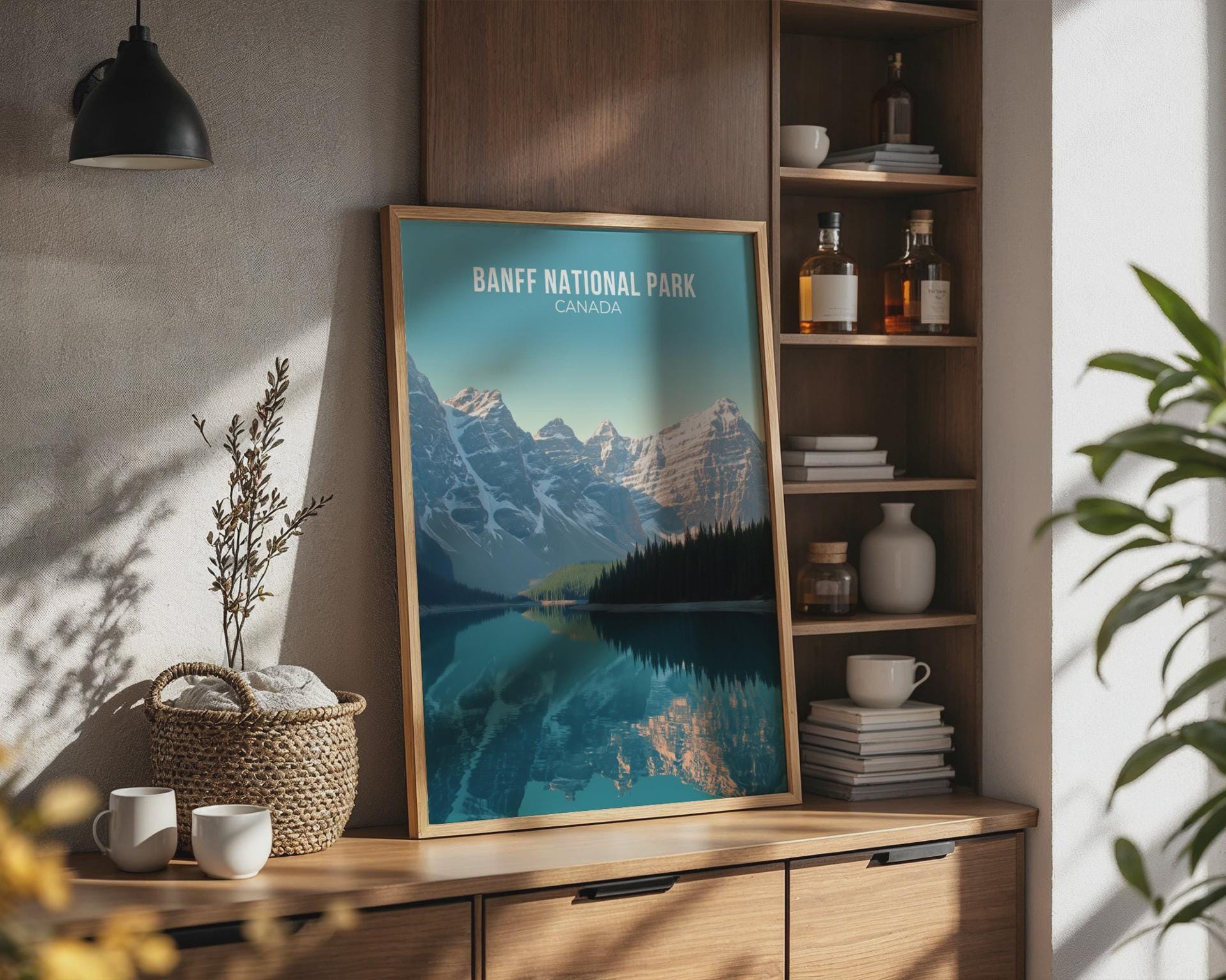 Banff National Park Print Poster Wall Art - Travel Wall Art