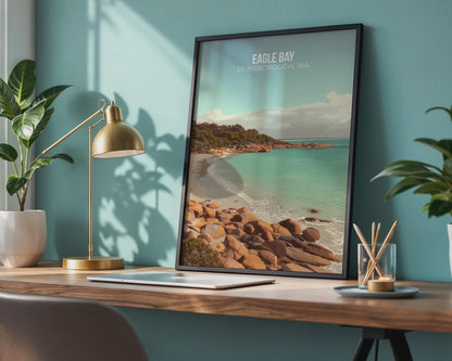 Eagle Bay Dunsborough WA Coastal Print Wall Art - Travel Wall Art
