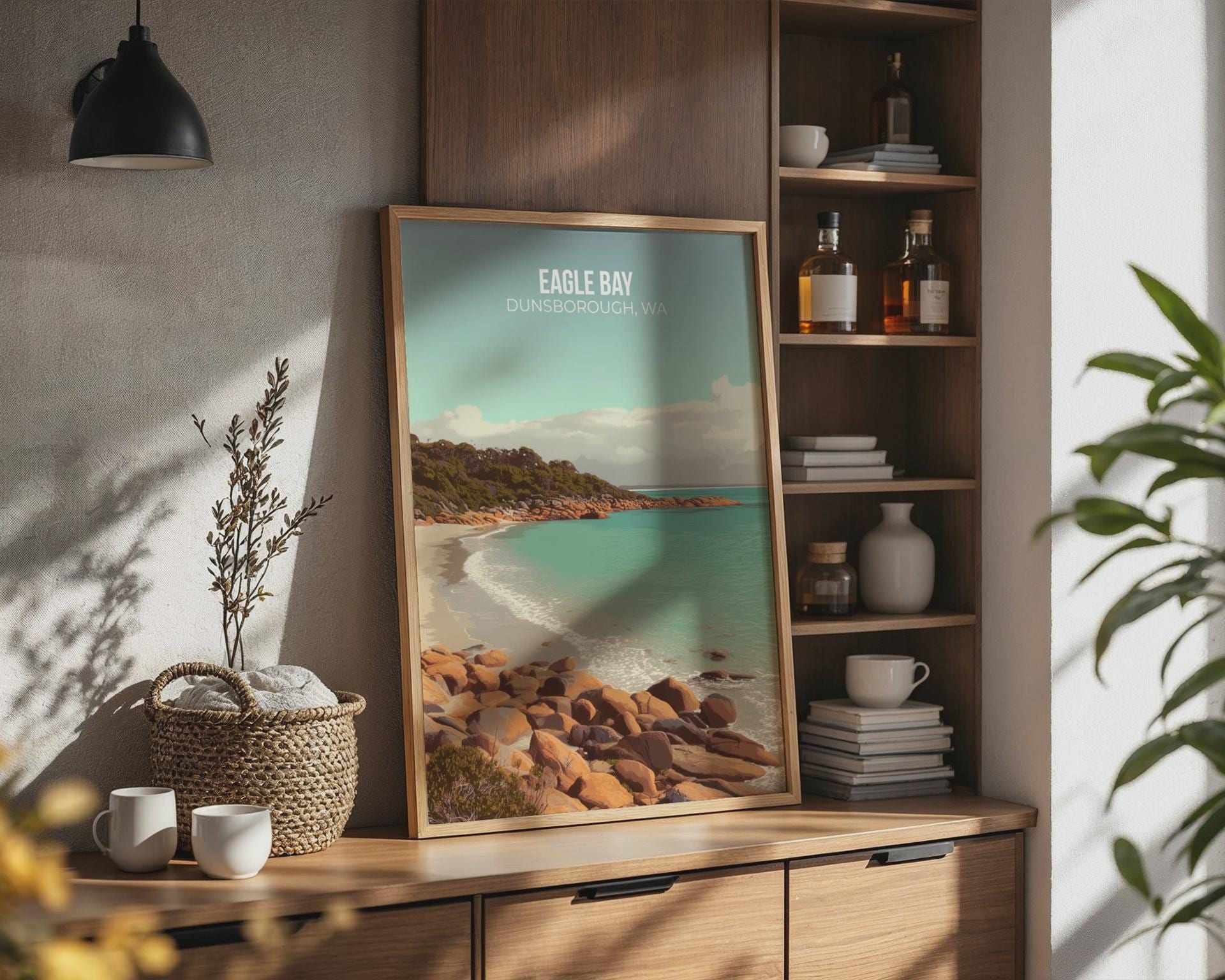 Eagle Bay Dunsborough WA Coastal Print Wall Art - Travel Wall Art