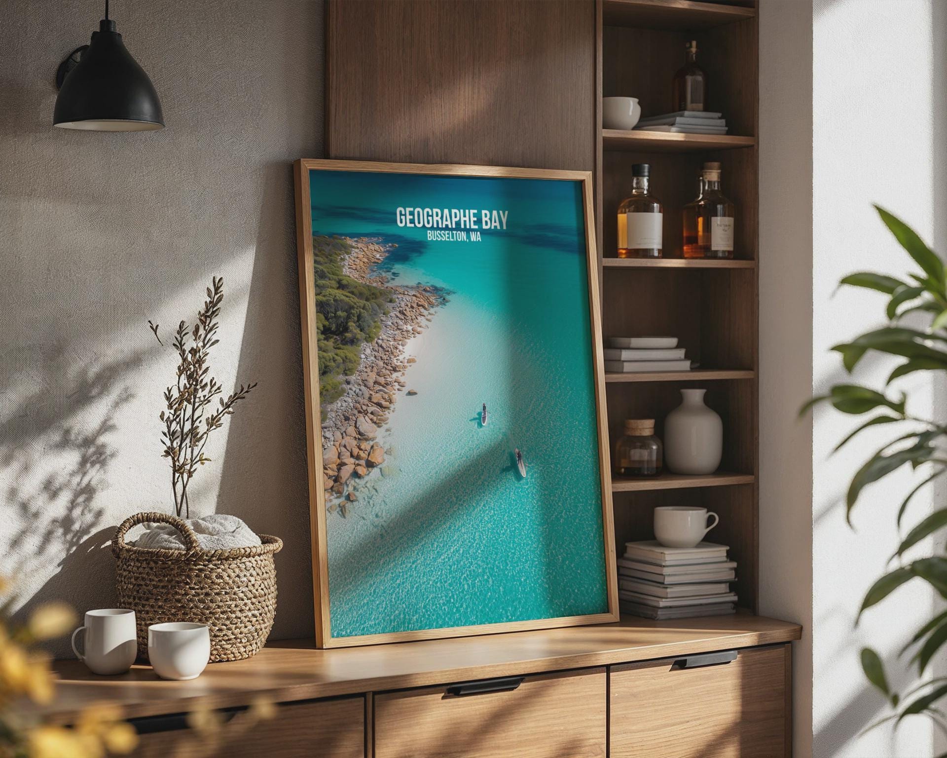 Geographe Bay Busselton WA Print Art Poster Wall Art - Travel Wall Art