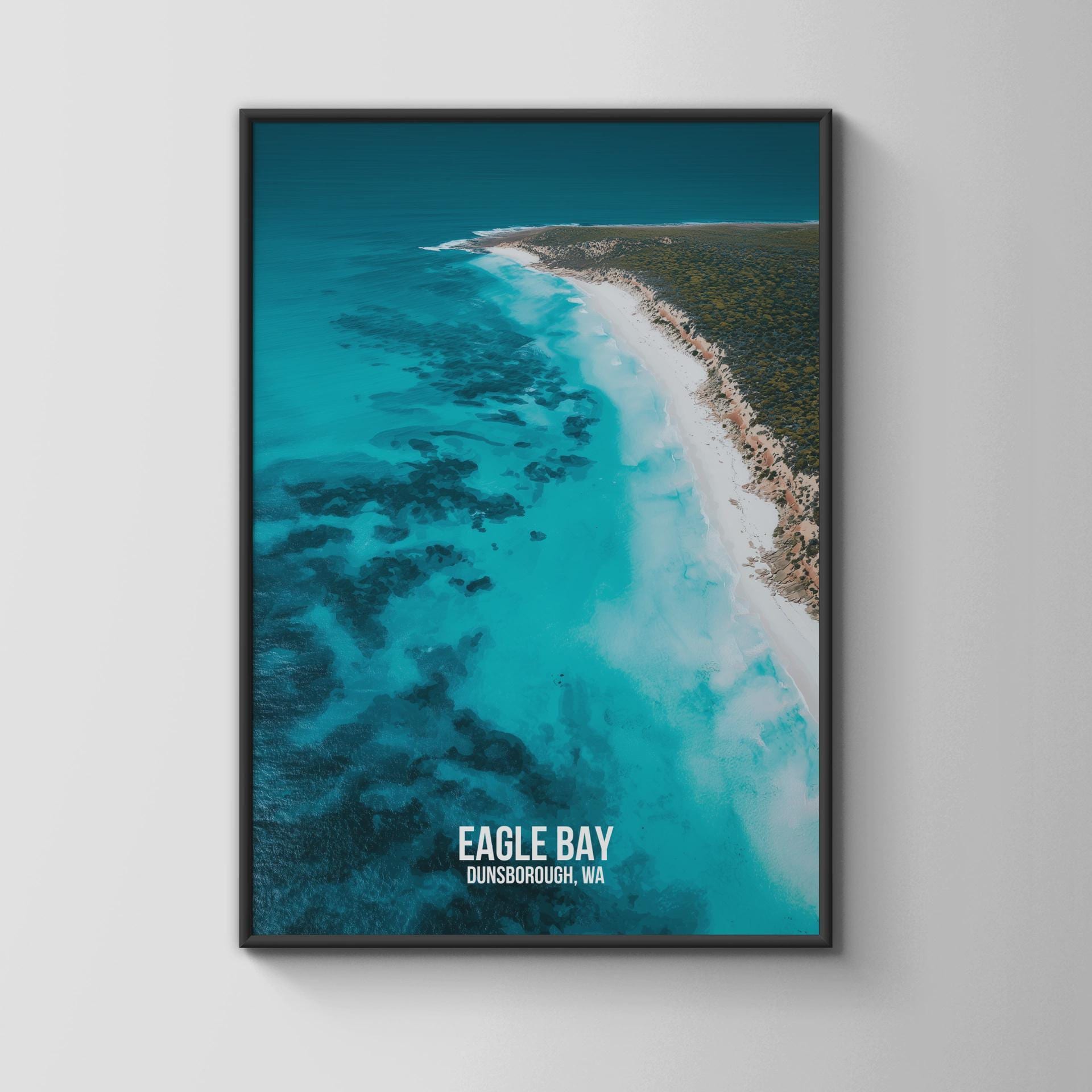 Eagle Bay Wall Art Print Coastal  Landscape Dunsborough - Travel Wall Art