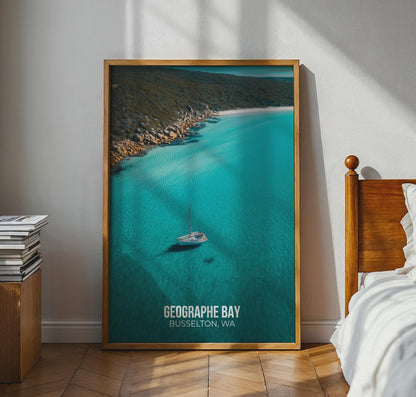Geographe Bay Wall Art Print Nautical Scene Busselton WA - Travel Wall Art