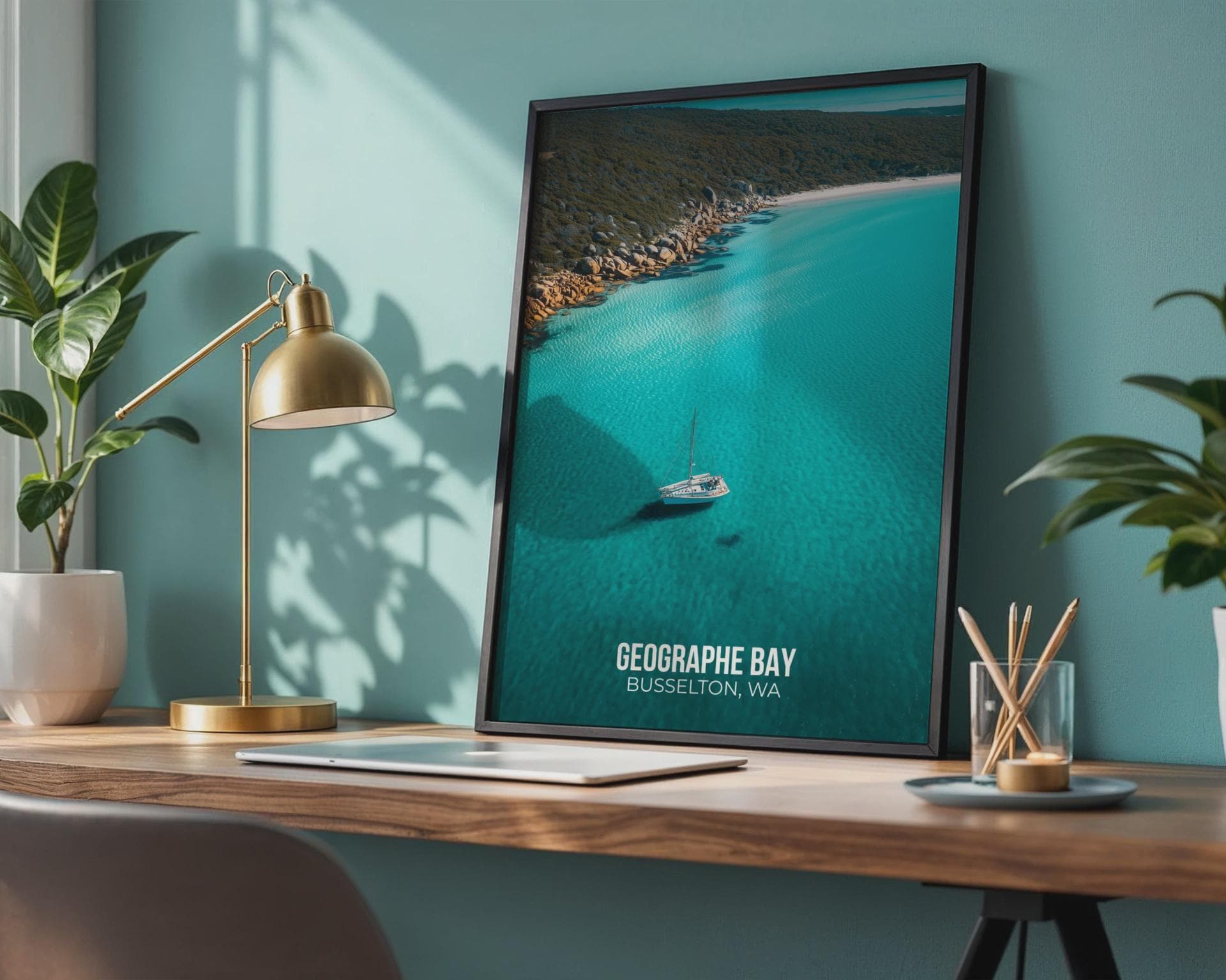 Geographe Bay Wall Art Print Nautical Scene Busselton WA - Travel Wall Art