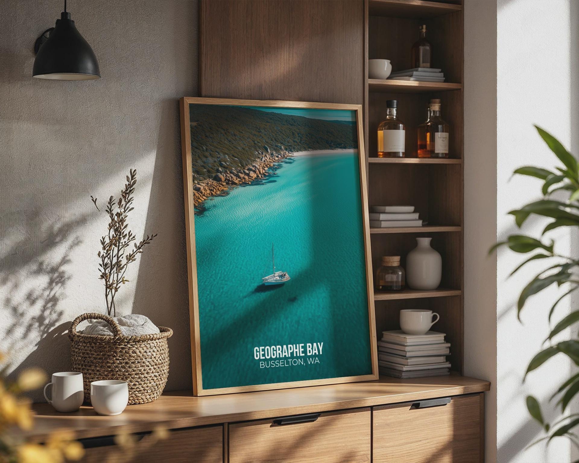 Geographe Bay Wall Art Print Nautical Scene Busselton WA - Travel Wall Art