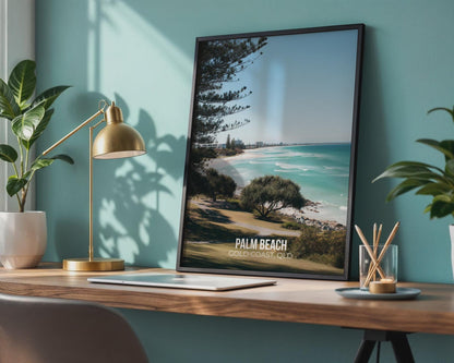 Palm Beach Wall Art Print Coastal Scene Australia - Travel Wall Art