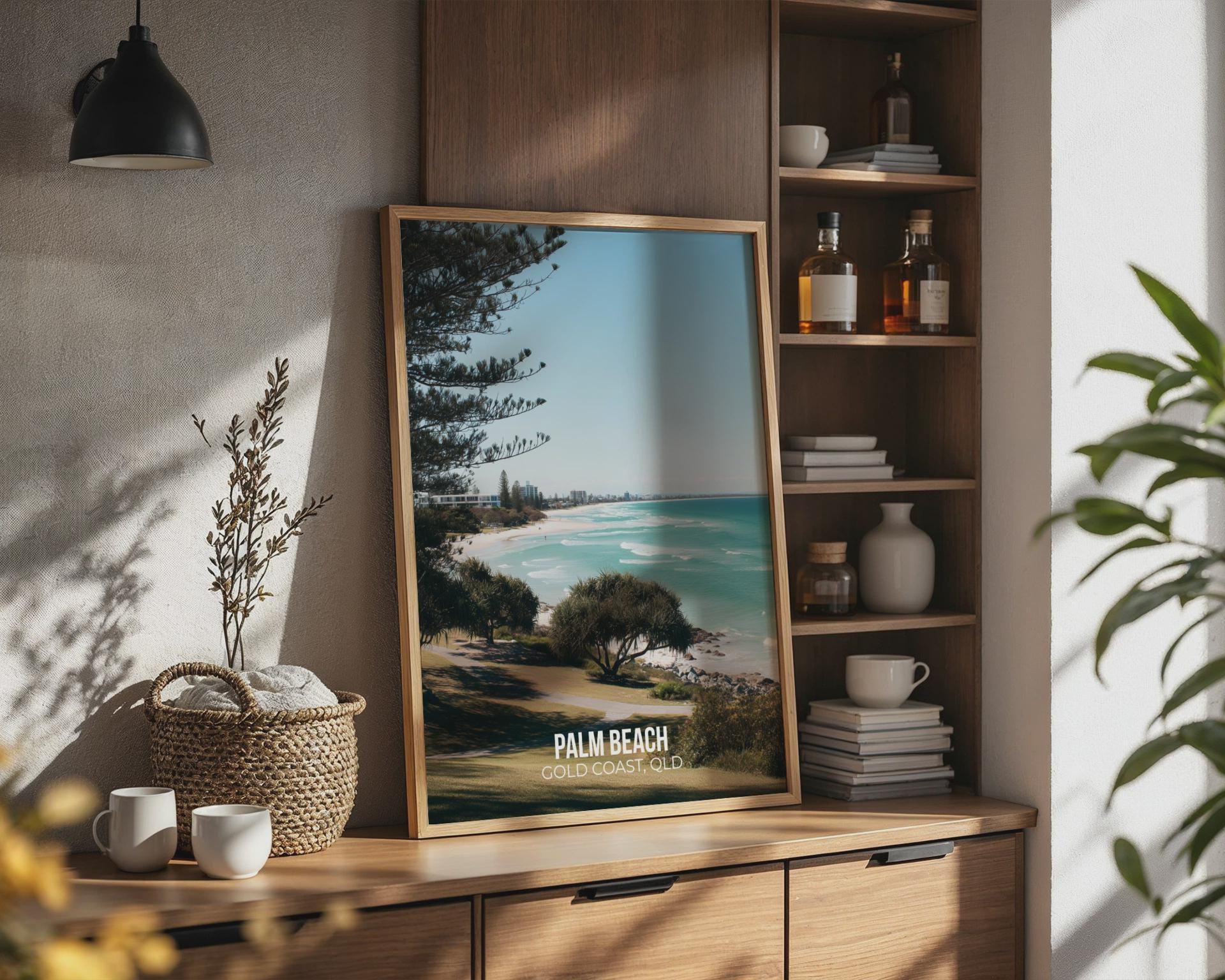 Palm Beach Wall Art Print Coastal Scene Australia - Travel Wall Art