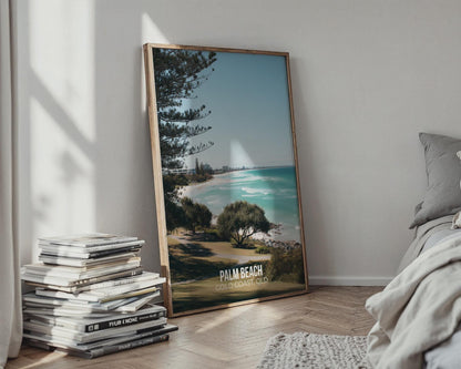 Palm Beach Wall Art Print Coastal Scene Australia - Travel Wall Art