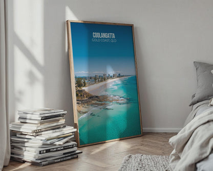 Coolangatta Coastal Print Wall Art - Travel Wall Art