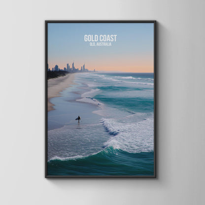 Gold Coast QLD Australia Wall Art Print - Travel Wall Art