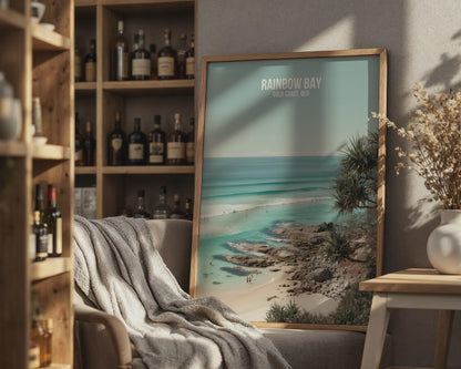 Rainbow Bay Gold Coast Wall Art Print - Travel Wall Art
