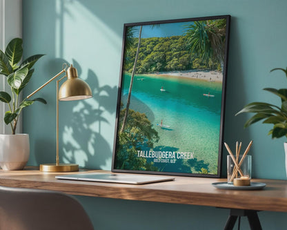 Tallebudgera Creek Poster Beach Wall Art Gold Coast - Travel Wall Art