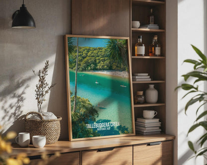 Tallebudgera Creek Poster Beach Wall Art Gold Coast - Travel Wall Art