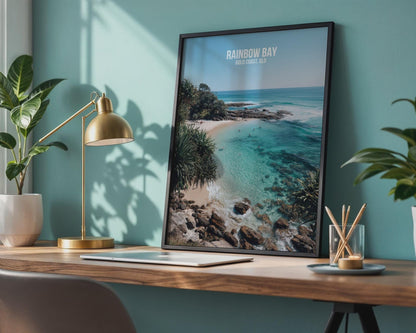 Rainbow Bay Gold Coast Print Wall Art - Travel Wall Art