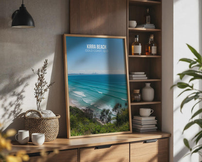 Kirra Beach Wall Art Print Gold Coast QLD - Travel Wall Art