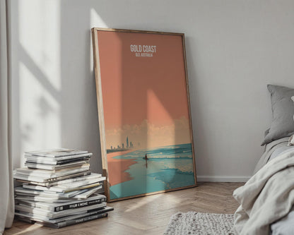 Gold Coast Beach Wall Art Print Australia - Travel Wall Art