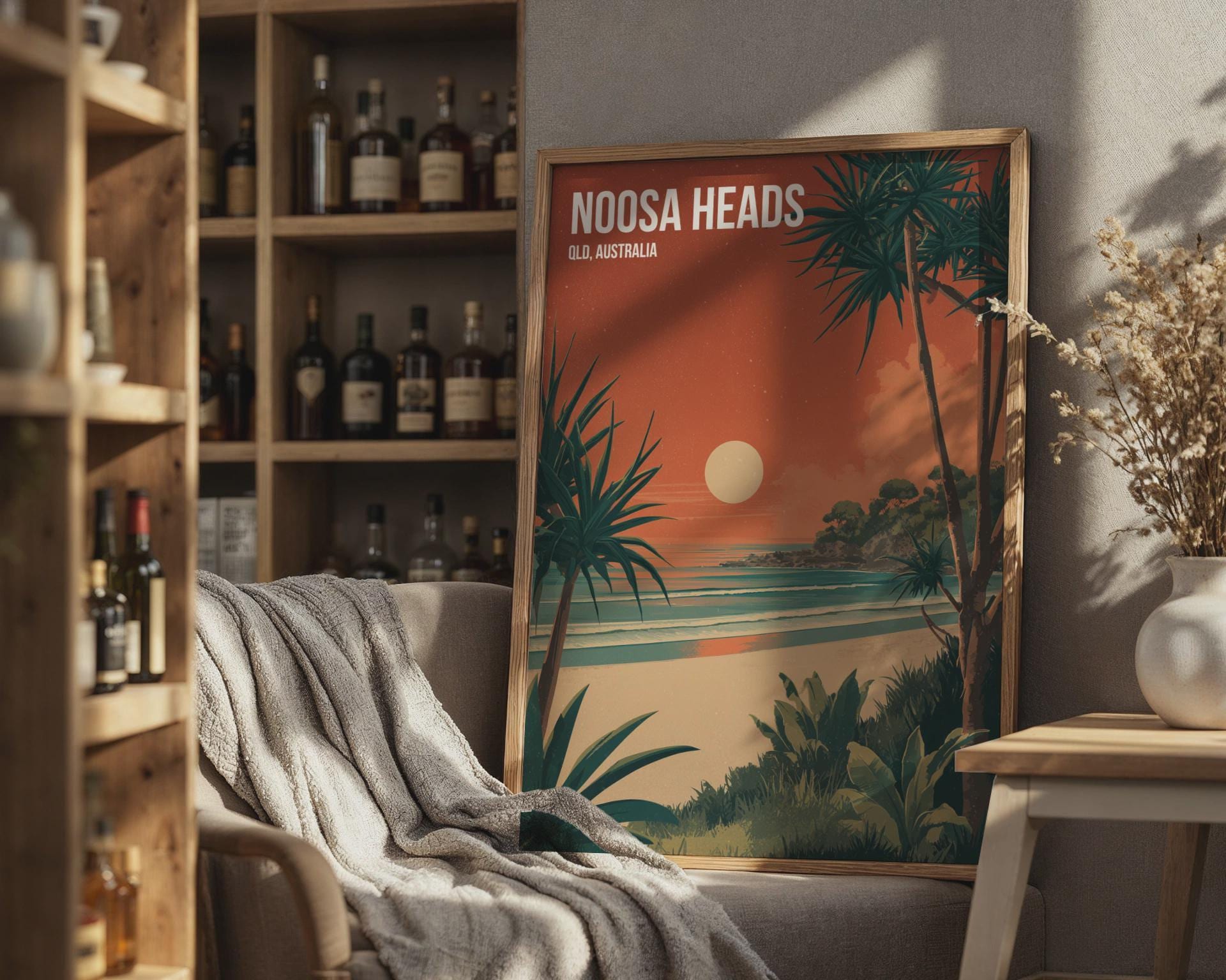 Noosa Heads QLD Australia Print Beach Landscape Wall Art - Travel Wall Art