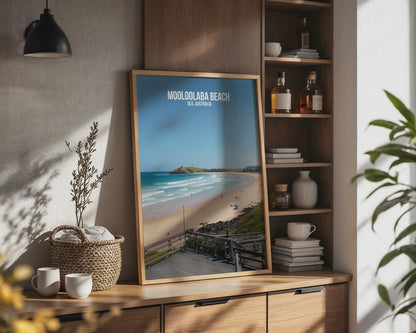 Mooloolaba Beach Wall Art Print Queensland Australia - Travel Wall Art