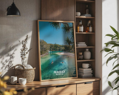 Palm Beach Gold Coast Print Coastal Wall Art - Travel Wall Art