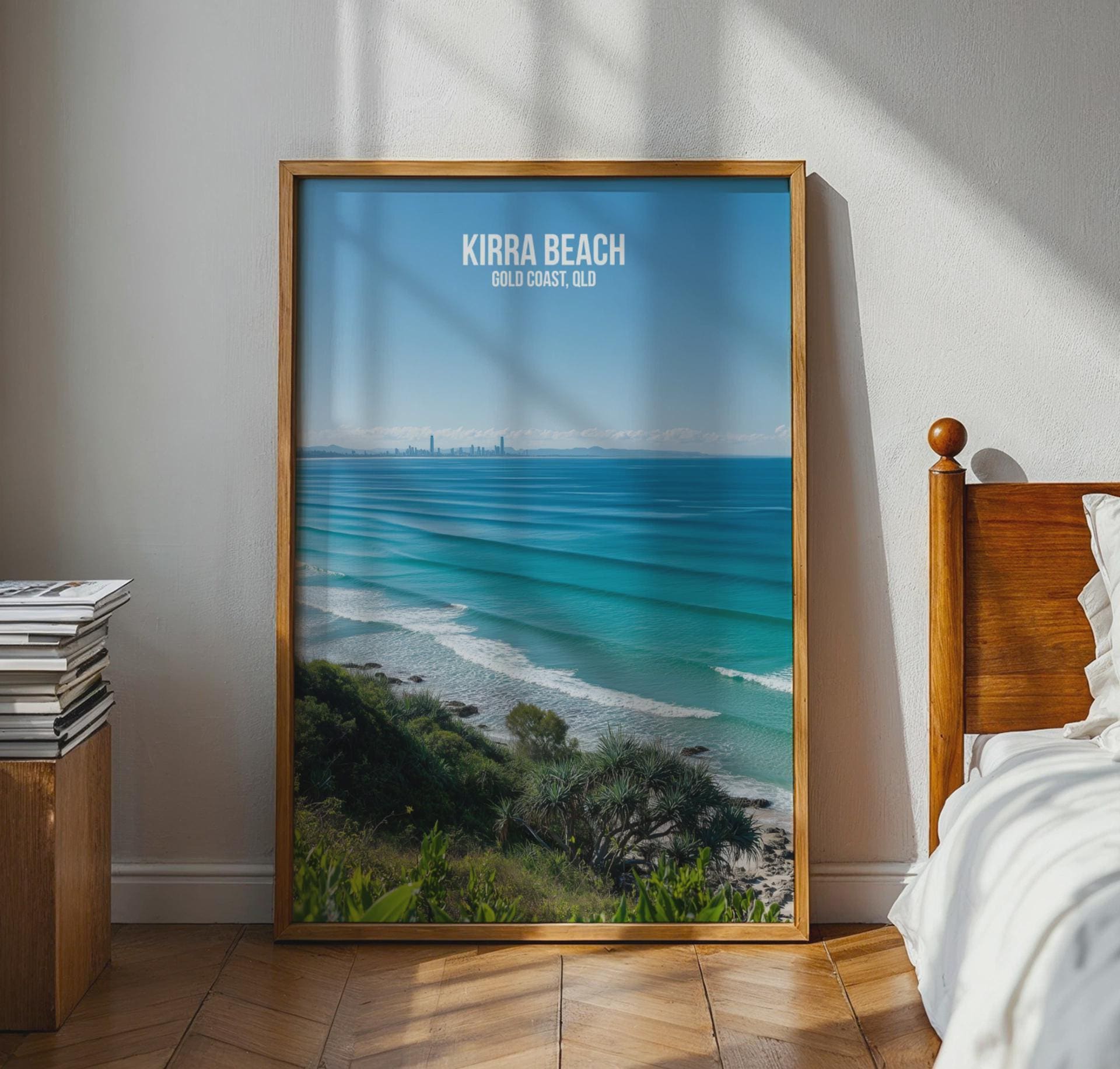 Kirra Beach Wall Art Gold Coast QLD Print - Travel Wall Art