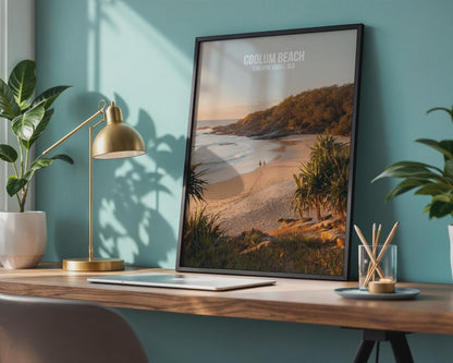 Coolum Beach Sunrise Print Coastal Artwork Sunshine Coast QLD - Travel Wall Art