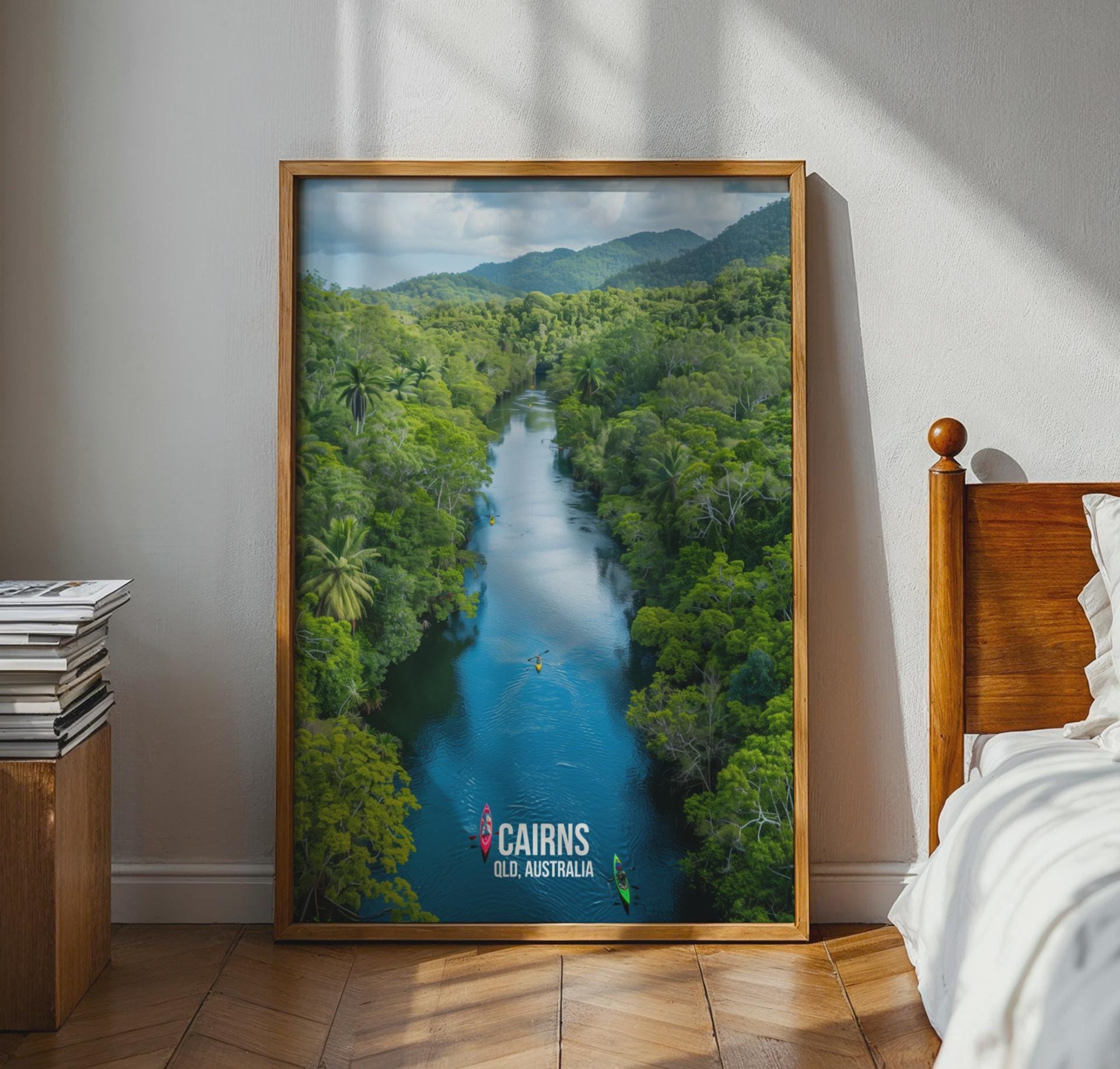 Cairns QLD Australia Wall Art Print Landscape Poster - Travel Wall Art