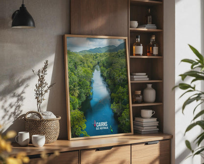 Cairns QLD Australia Wall Art Print Landscape Poster - Travel Wall Art