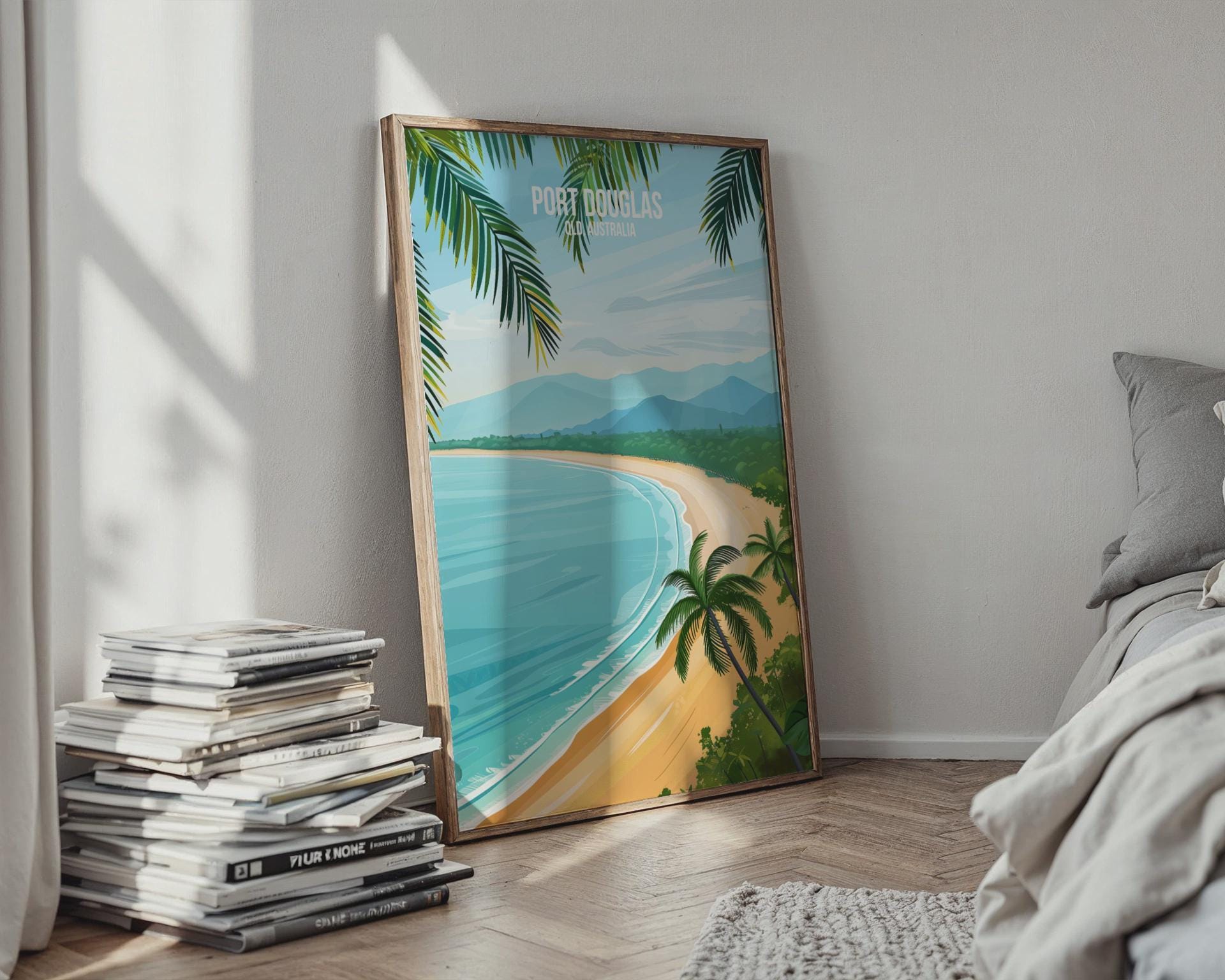Port Douglas Coastal Art Print Australia Wall Art - Travel Wall Art
