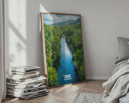 Cairns QLD Australia Wall Art Print Landscape Poster - Travel Wall Art