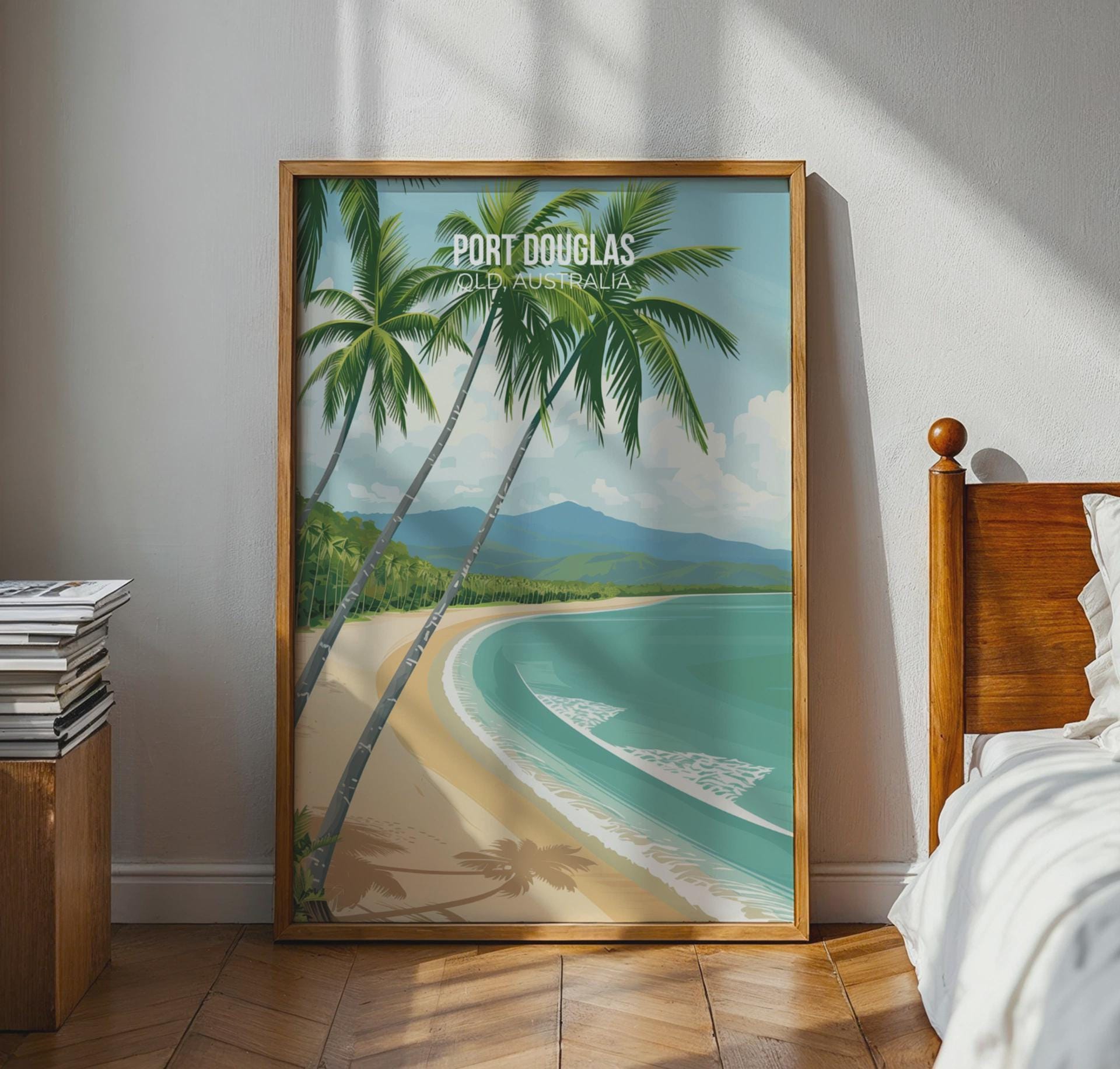 Port Douglas Beach Poster Art Print - Travel Wall Art