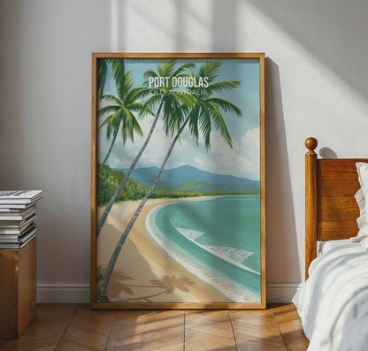 Port Douglas Beach Poster Art Print - Travel Wall Art