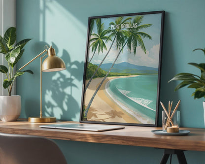 Port Douglas Beach Poster Art Print - Travel Wall Art